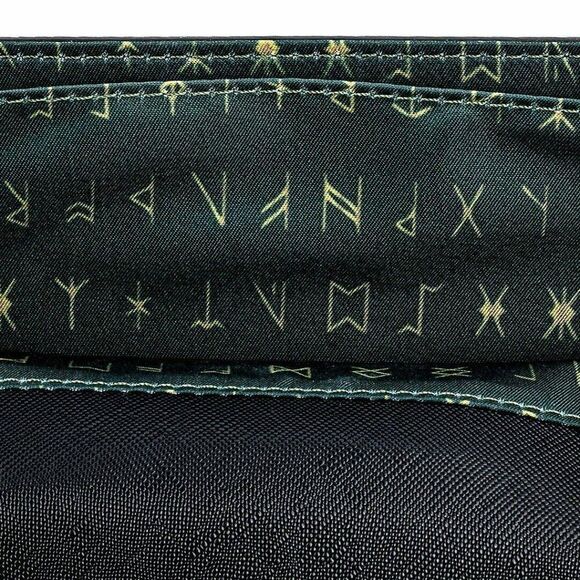 Loungefly Disney Marvel Loki hardware crossbody bag faux leather NWT - Picture 3 of 5